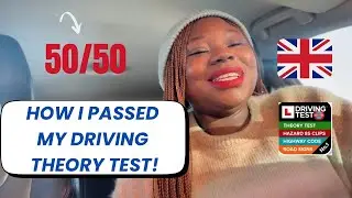 How I Passed My UK Theory Driving Test with 50/50 on the First Attempt! Study Tips & Resources