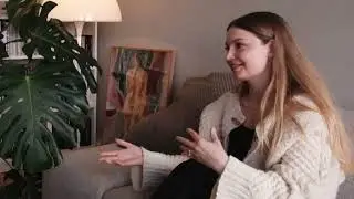 knitting and reading with Karoline Mathilde Skovgaard / Aegyoknit