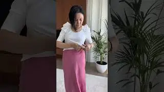 Лайфхак - как красиво и эстетично носить футболку с сатиновой юбкой.  Инстаграмм - @aigul.style_