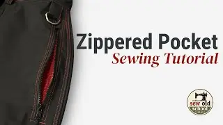How to Sew a Zippered Pocket | Easy Step-by-Step Tutorial for Snow Pants & Outdoor Gear