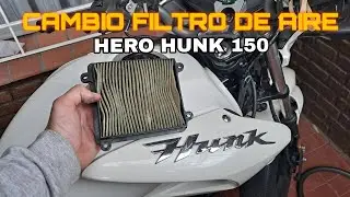 HOW TO CHANGE THE AIR FILTER ON THE HERO HUNK 150 | Quick and Easy Maintenance