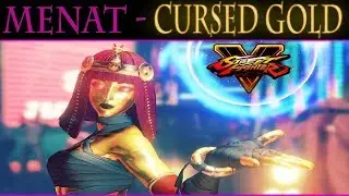 Street Fighter 5 mods Menat Cursed Gold
