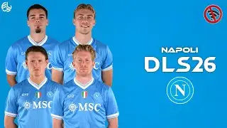 Мод Dream League Soccer 2026 &laquo;Наполи&raquo; 🩵 &ndash; Новая графика, форма и реалистичные лица &ndash; DLS 26