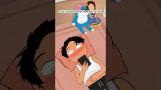 Got a text from crush (Male version) #rgbucketlist #notyourtype #funnyshorts #animation #firstlove