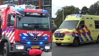 [Renende Brandweer man] P1/A1 25-114 + 25-4133 met spoed naar een reanimatie in Almere 
