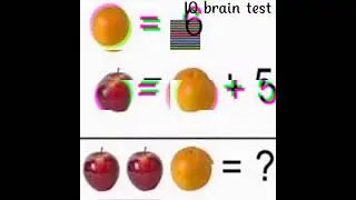 IQ brain test🤟only genius people solve this problem🤔