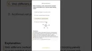 Carpenter Red Seal | Framing | Practice Question #Shorts