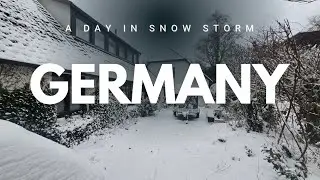 ജർമ്മനിയിലെ ഒരു ദിവസം, A Day in Germany walking through Snow Storm Elli. #Malayalamvlog #Delulutapes