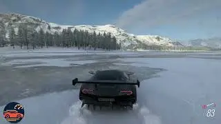 Aston Martin Winter Drift | Power and Speed on Snow ❄️🔥#AstonMartin #WinterDrift #SnowDriving #FH4
