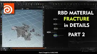 RBD Material Fracture in details for Beginners | Houdini Tutorial in Hindi