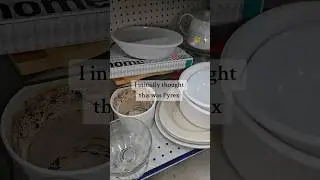 I was hoping this was the Pyrex one #thrift #vintage #goodwill #pyrex