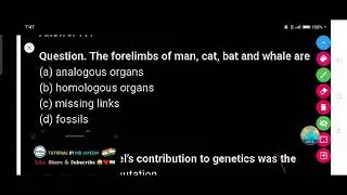 The forelimbs of man, cat, bat and whale are :-