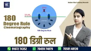 सिनेमॅटोग्राफी - 180 डिग्री रूल | FILM Cinematography - 180 Degree Rule |   OFT Marathi