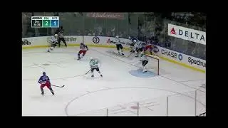 Dallas' defensive zone coverage versus New York