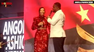 Atua&ccedil;&atilde;o Dos M&uacute;sicos Matias Dam&aacute;sio e Yola Semedo No Evento Angola Fashion Week 2025 e Alguns Momento