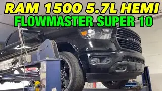 2019 RAM 1500 5.7L HEMI DUAL EXHAUST w/ FLOWMASTER SUPER 10!