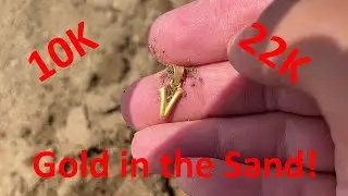 Metal Detecting Gold and Silver -  Sand Volleyball Courts