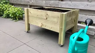 How To Make A Wooden Planter Box With Wheels