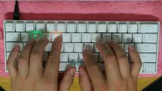 Obins Anne Pro Mechanical keyboard typing sound