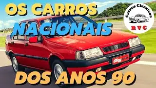 Os carros nacionais dos anos 90