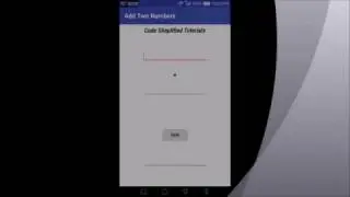 Adding Of Two Numbers | Android Beginner Tutorials