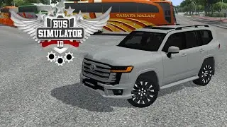 HOW TO ADD TOYOTA LAND CRUISER MOD IN BUS SIMULATOR INDONESIA | LC300 MOD | BUSSID CAR MOD