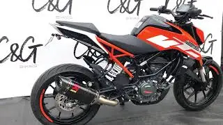 KTM DUKE 125, AKRAPOVIC EXHAUST SOUND