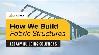 See How We Build MASSIVE Rigid Frame Tension Fabric Buildings