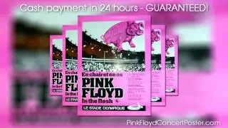 Pink Floyd Concert Posters
