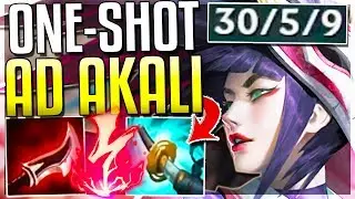AD ONE-SHOT REWORKED AKALI IS 100% OP!! WTF IS THIS DMG?! Akali Rework Gameplay | League of Legends