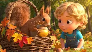 Naughty Squirrel Hid the Golden Nuts 🐿️ | Nursery Rhymes for Kids & Baby Songs