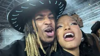 Halle Takes DDG To Beyoncé Birthday Concert!! **emotional**
