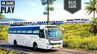 Most Realistic Bus Game | Karaikal to Chennai on SETC ULTRA DELUXE Super Fast Bus | Cabin Ride 