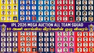 2026 IPL Mini Auction 10 Team Players list, 2026 IPL CSK Team Playing 11, MI, RCB Team News,