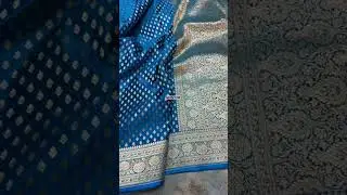 *Luxurious Collection Wedding spl Banarasi handloom mashrum silk fab saree* #shorts #trend #saree