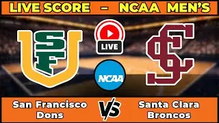 🔴 LIVE: San Francisco at Santa Clara | NCAA Men's Basketball Scoreboard | Jan 28 | Battle of the Bay