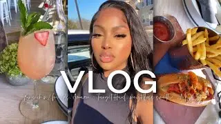 VLOG || On Sunday's We BRUNCH | The Best Lobster Roll EVER, Weightloss Smoothie Recipe + Random Chat