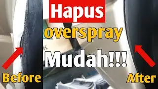 Cara Menghilangkan Cat Overspray Pada Trim Plastik Mobil
