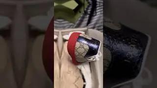 Распаковываю свою первую пару дизайнерской обуви Gucci (Ace GG Supreme)
