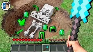 Minecraft in Real Life POV RICH VILLAGER GRAVE Realistic Minecraft RTX Animation  創世神第一人稱真人版