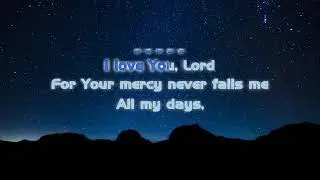 The Goodness Of God - karaoke - Key of F