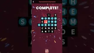 Flow Fit - Word Puzzle | Daily Puzzle | August 7, 2019 | Expressionist & Expression