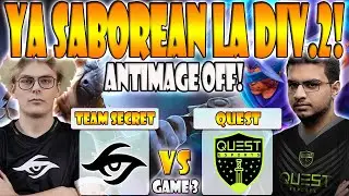 TEAM SECRET VS QUEST BO3[GAME 3] ATF VS ARMEL, PUPPEY - DPC WEU 2023 TOUR 3: DIVISION 1 - DOTA 2