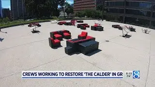 Calder stabile undergoes first full makeover