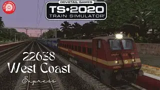 22638/West Coast SF Exp.| Kozhikode to Ottappalam |#trainsimulator2021| #Railworks| #indianrailways