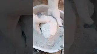 Sand cement chunks dusty crumbling|| #satisfying #crunchy crumbles 🥰🥰
