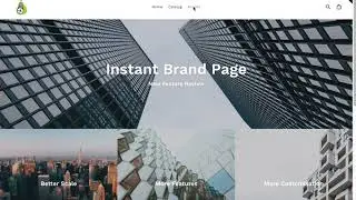 Instant Brand Page: Version 2.0 Feature Release