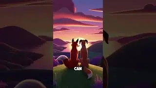 Fox and Hound |&bull;| Pixar 3D #pixar3d #animated #shortstory #shorts