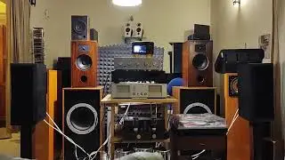 Rare vintage AR stereo amplifier AR 308 HO side woofer 8 inches