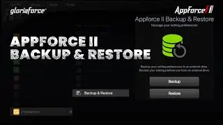 Backup & Restore Function In Appforce II || GloriaForce || Android Tv Box